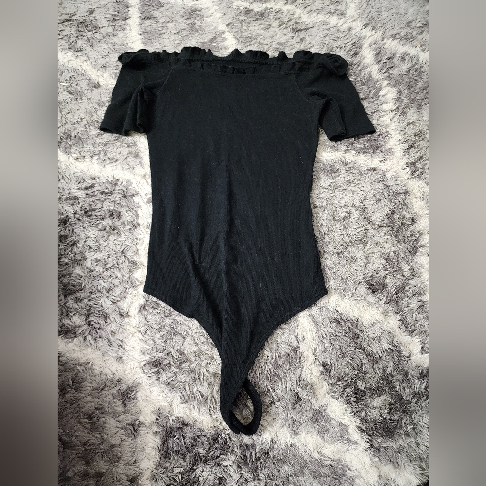Abercrombie & Fitch Black Bodysuit Top